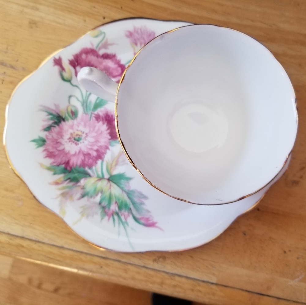 Vintage Royal Stuart Bone China, Plate and Cup